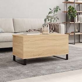 vidaXL Soffbord sonoma-ek 90x44.5x45 cm konstruerat trä 830983