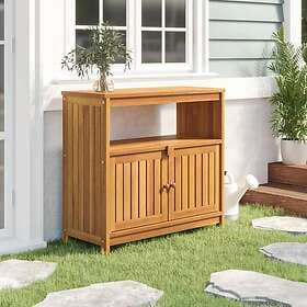 vidaXL Console Table for Garden 80x35x75 cm solid acacia wood