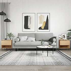 vidaXL Sidobord 2 st sonoma-ek 50x46x50 cm konstruerat trä 830915