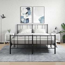 vidaXL Nightstand White High Gloss 40x35x50cm Constructed Wood 830737
