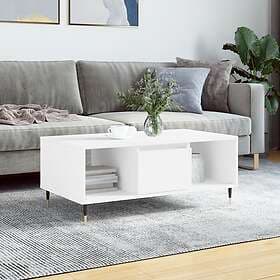 vidaXL Soffbord vit 90x50x36.5 cm konstruerat trä 830580