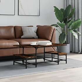 vidaXL Soffbord rökfärgad ek 100x50.5x40 cm konstruerat trä 835376