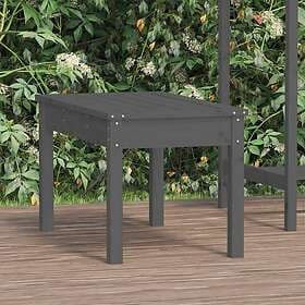 vidaXL Garden Bench grey 80x44x45 cm solid pine 823999