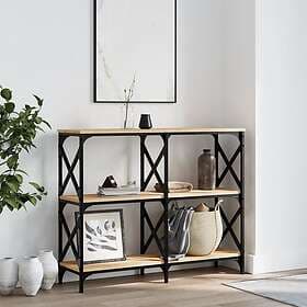 vidaXL Avlastningsbord sonoma ek 100x28x80.5 cm konstruerat trä 835420