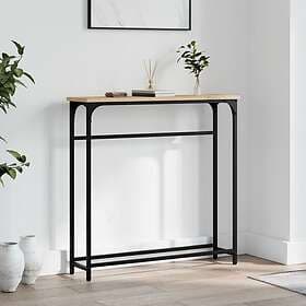 vidaXL Accent Table Sonoma Oak 75x19.5x75 cm Engineered Wood 834136