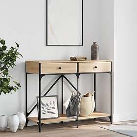 vidaXL Avlastningsbord sonoma ek 100x39x78.5 cm konstruerat trä 835485