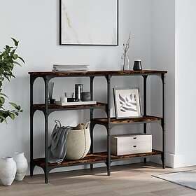 vidaXL Accent Table Smoked Oak 102x29x75 cm Engineered Wood 834082