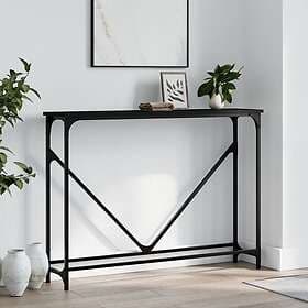 vidaXL Accent Table Black 102x22.5x75 cm Engineered Wood 834130