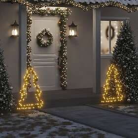 vidaXL 357727 Christmas Tree with Stake 115 LEDs 90 cm