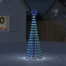 vidaXL 358066 Christmas Tree Cone 275 LEDs 180 cm