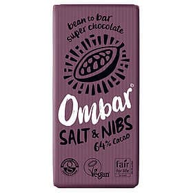 Ombar Chocolate Salt & Cocoa Nibs 64% Cocoa EKO 70g