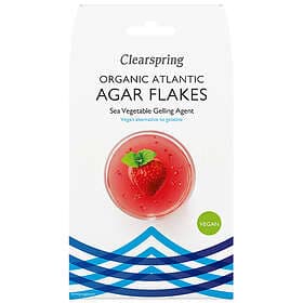 Clearspring Agar Flakes EKO Veg. Gelatinmedel Av Tång 30g