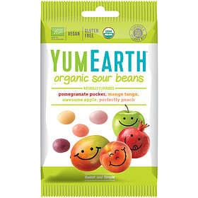 YumEarth Sour Beans EKO Syrligt Godis 50g