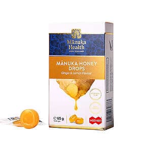 Manuka Health Honning Drops Ginger & Lemon 65g
