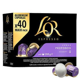 Nespresso L'OR Lungo Profondo till . 40 Capsules