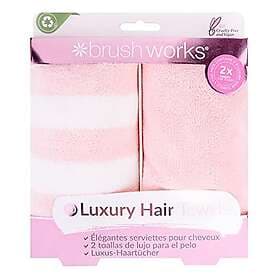 Brushworks Luxury Hair Towels 2 st