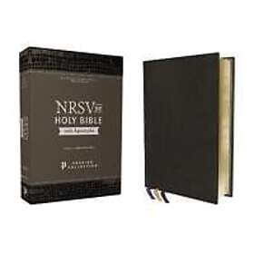 NRSVue, Holy Bible with Apocrypha, Premium Goatskin Leather, Black, Premier Coll