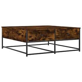 vidaXL Soffbord rökfärgad ek 100x99x40 cm konstruerat trä 835296