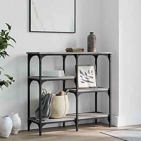 vidaXL Accent Table Gray Sonoma 80x29x75 cm Engineered Wood 834078
