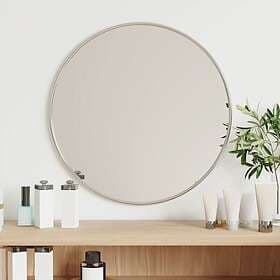 vidaXL Väggspegel silver Ø 40 cm rund 348175
