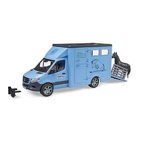 Bruder MB Sprinter Animal Transport with Horse
