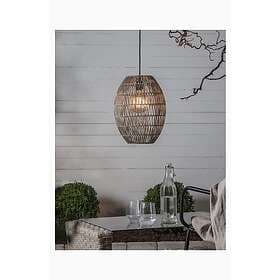 Star Trading Linde Lampshade grey-beige 30x40cm