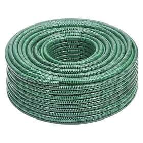 vidaXL Trädgårdsslang grön 0.6" 100 m PVC 154377