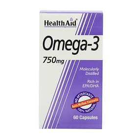 HealthAid Omega 3 750mg 60 Capsules