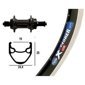 Winora Rigida X-plorer Qr 6-7s 26´´ Rear Wheel Svart 10 x 135 mm