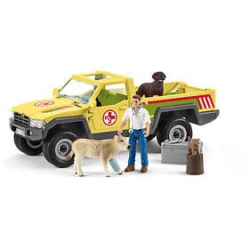 Schleich Veterinarian Visits The Farm Playset 42503