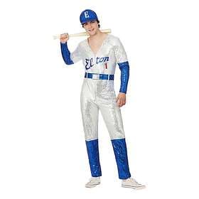 Smiffys Elton John Basebollspelare Deluxe Maskeraddräkt Large