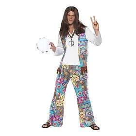 Smiffys Groovy Hippie Maskeraddräkt Large