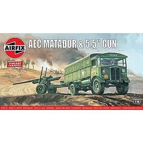 Airfix AEC Matador & 5.5" Gun