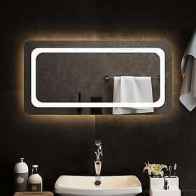 vidaXL Bathroom Mirror LED 80x40 cm 151785