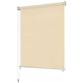vidaXL Rullgardin utomhus 180x230 cm gräddvit 43453