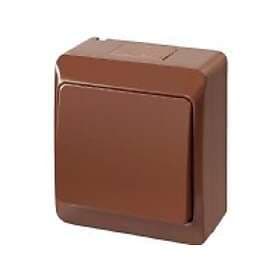 Hermes Elektroplast Two Way Switch Brown Ip44.0331-06