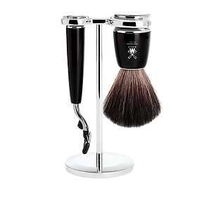 Mühle RYTMO Rakset (Färg: Svart, Rakborste: Black Fibre Ställ: Utan skål, Rakhyv