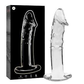 CLEAR NEBULA SERIES BY IBIZA MODEL 19 DILDO BOROSILICATE GLASS 18.5 X 4 CM Stor