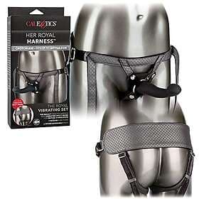 CalExotics The Royal Vibrating Set Crotchless Strap On Plus Probe