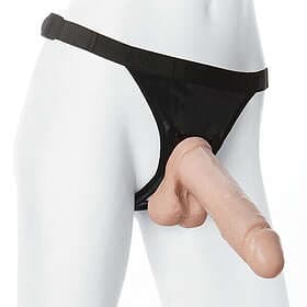 Doc Johnson Vac-U-Lock Realistic Cock with Ultra Harness 8"