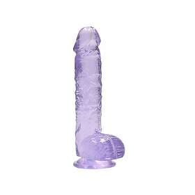 RealRock Crystal Dildo (Färg: Purple)