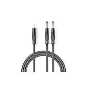 Nedis OnStage series 3m Telefonmono 6.35 mm Han Mini-telefonstereo 3.5 mm Han