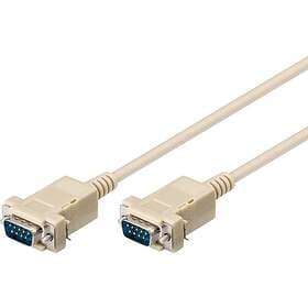 MicroConnect seriell kabel DB-9 till DB-9 2 m