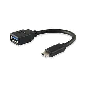 Equip 133455 USB-kabel 0.15 m USB 3.2 Gen 1 (3.1 Gen 1) USB C USB A Sort