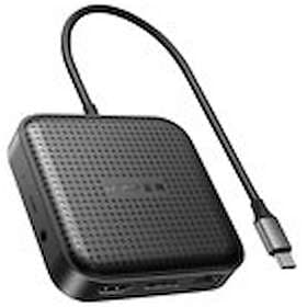 Hyper HyperDrive Mobile Dock Dockningsstation USB4 HDMI, DP