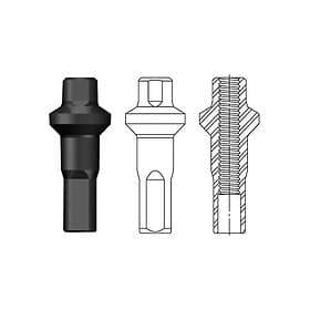 Sapim Nipple Heads Svart 16 mm