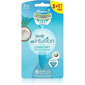 Wilkinson Sword Xtreme 3 Comfort Coconut Delight Engångsrakhyvlar med kokosnöt 4