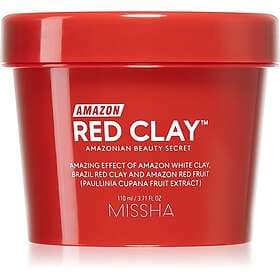 Missha Amazon Red Clay™ Oljekontrollerande och por-minimerande rengöringsmask Me