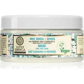 Natura Siberica Mint, Bereza & Retinol cleansing mask for oily hair 300ml
