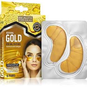 Beauty Formulas Gold Hydrogel Eye Mask With Collagen 6 stk.